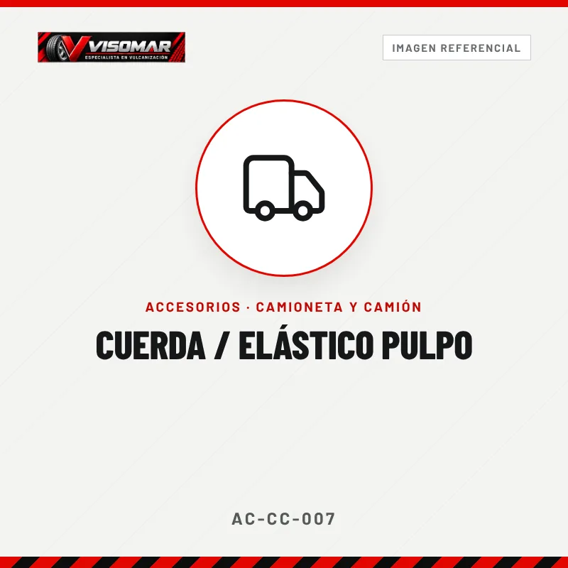 Cuerda / elástico pulpo