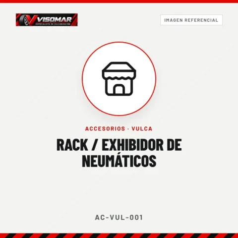 Rack / exhibidor de neumáticos