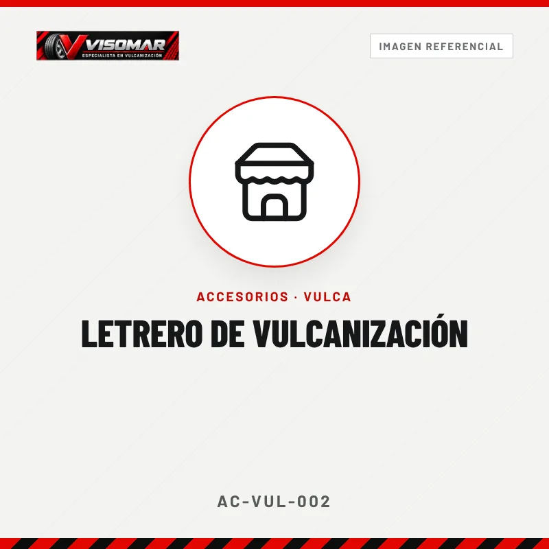 Letrero de vulcanización