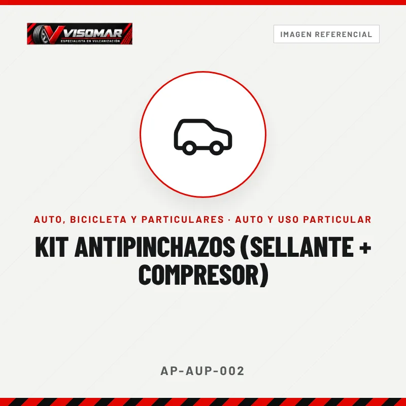 Kit antipinchazos (sellante + compresor)