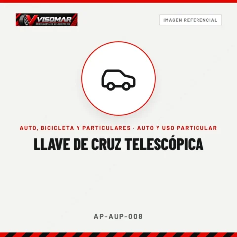 Llave de cruz telescópica