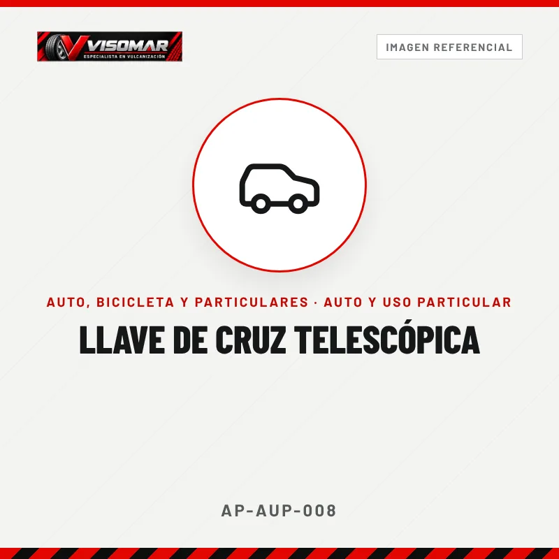 Llave de cruz telescópica