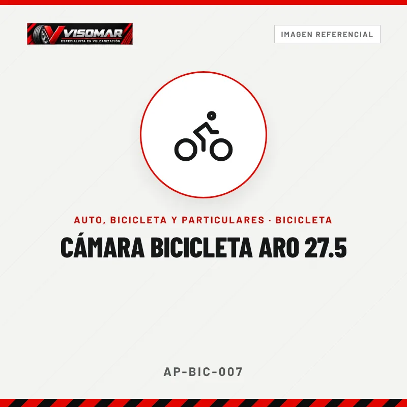 Cámara bicicleta aro 27.5