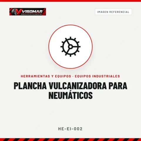 Plancha vulcanizadora para neumáticos