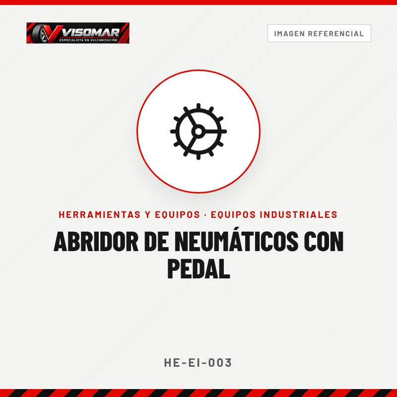 Abridor de neumáticos con pedal