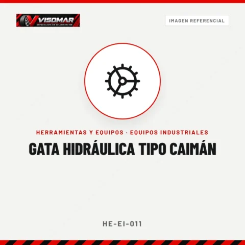 Gata hidráulica tipo caimán