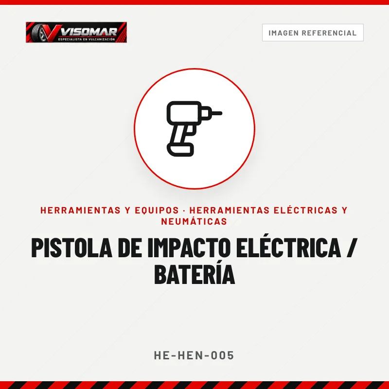 Pistola de impacto eléctrica / batería