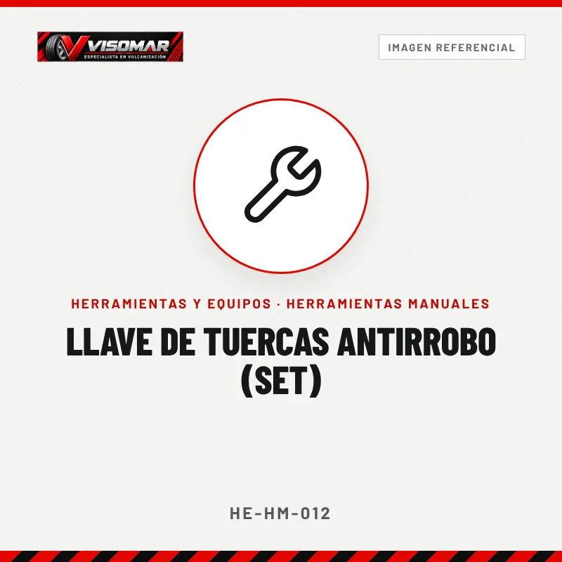 Llave de tuercas antirrobo (set)