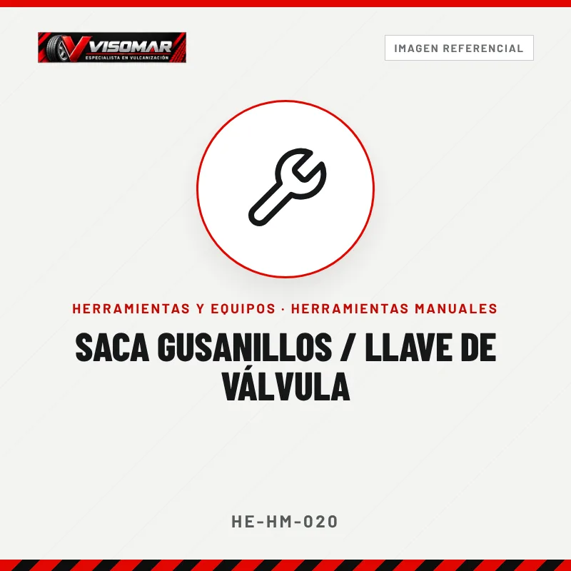 Saca gusanillos / llave de válvula