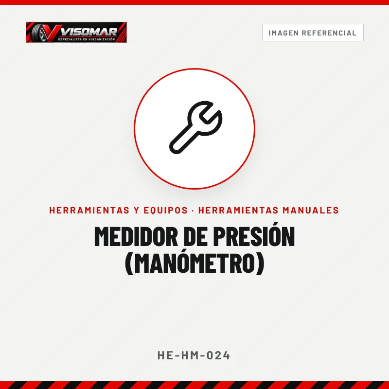 Medidor de presión (manómetro)