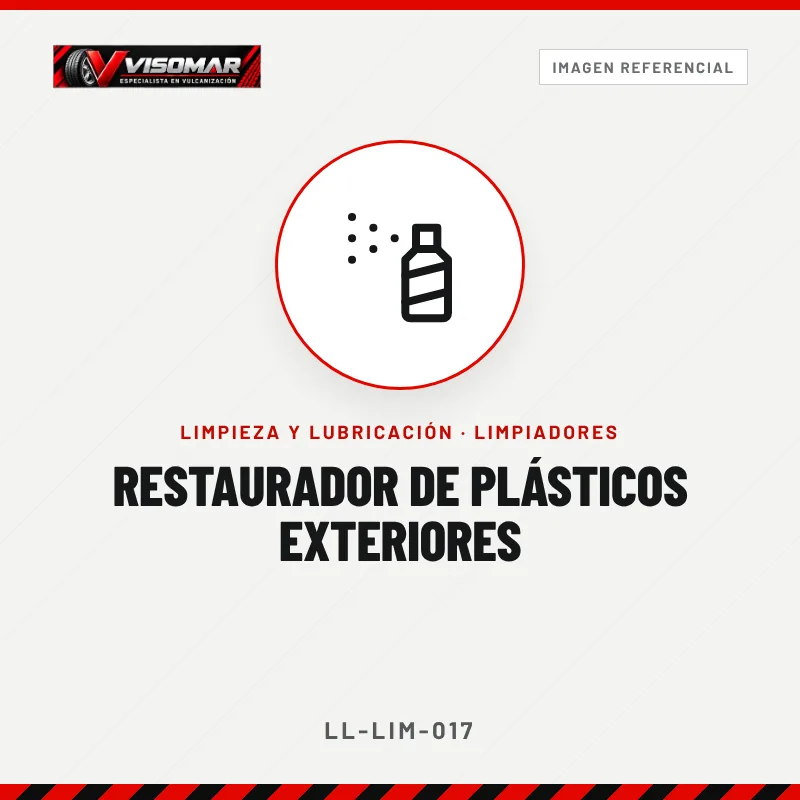 Restaurador de plásticos exteriores