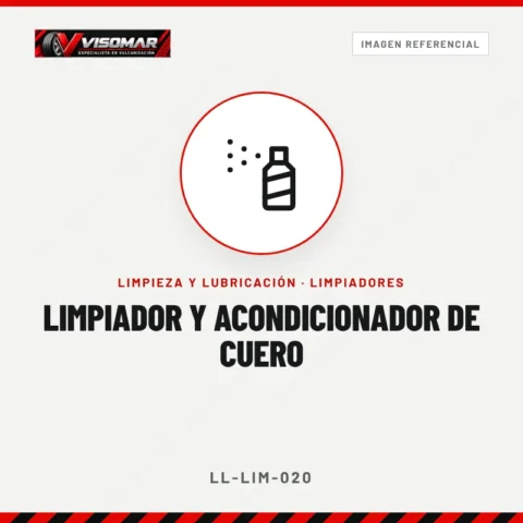 Limpiador y acondicionador de cuero