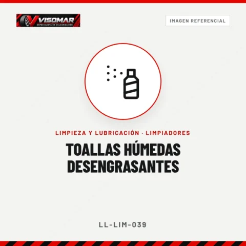 Toallas húmedas desengrasantes