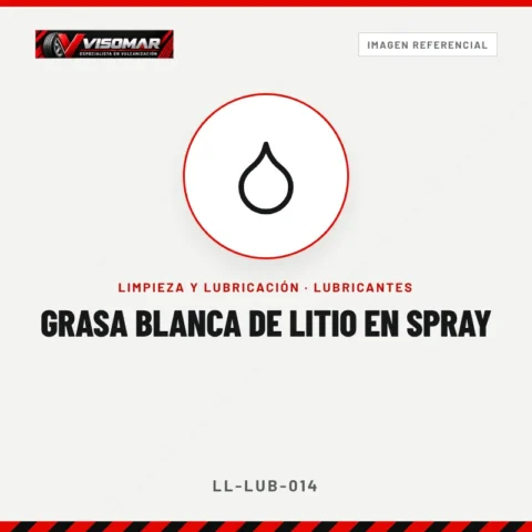 Grasa blanca de litio en spray