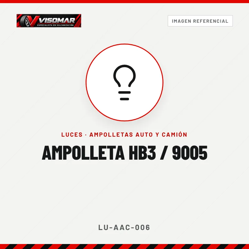 Ampolleta HB3 / 9005