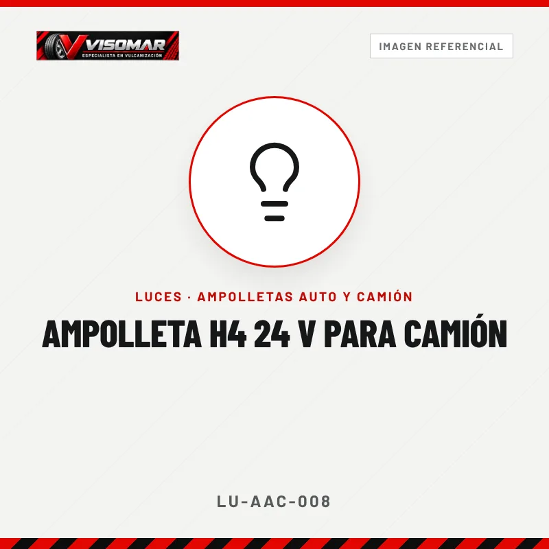 Ampolleta H4 24 V para camión