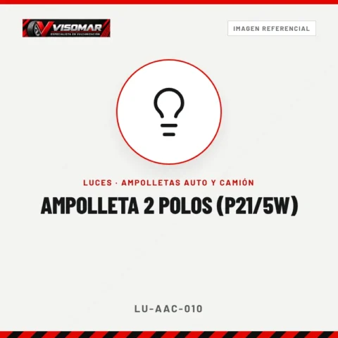 Ampolleta 2 polos (P21/5W)