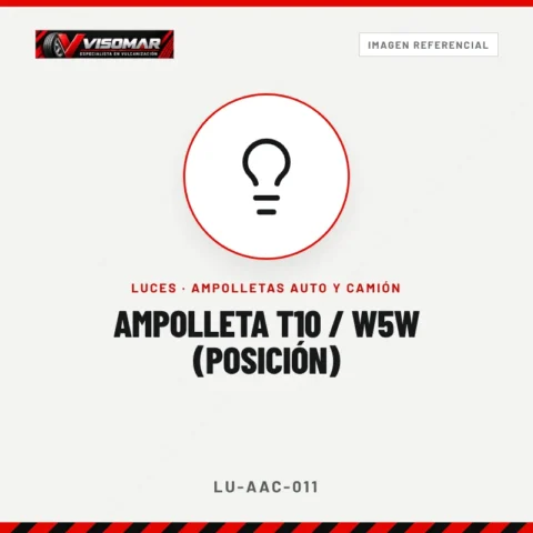 Ampolleta T10 / W5W (posición)