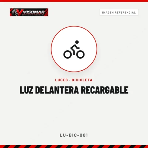 Luz delantera recargable