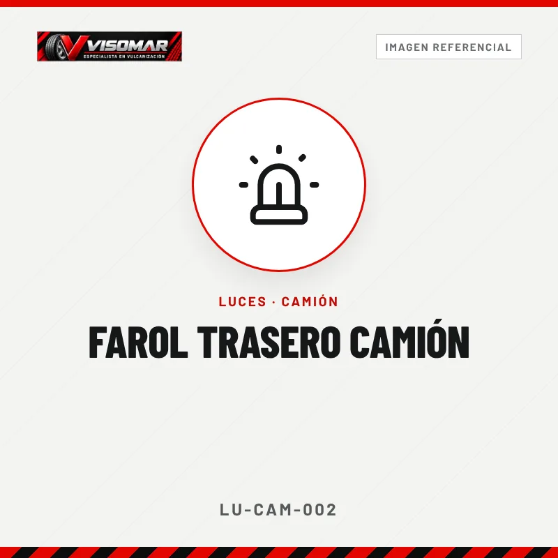 Farol trasero camión
