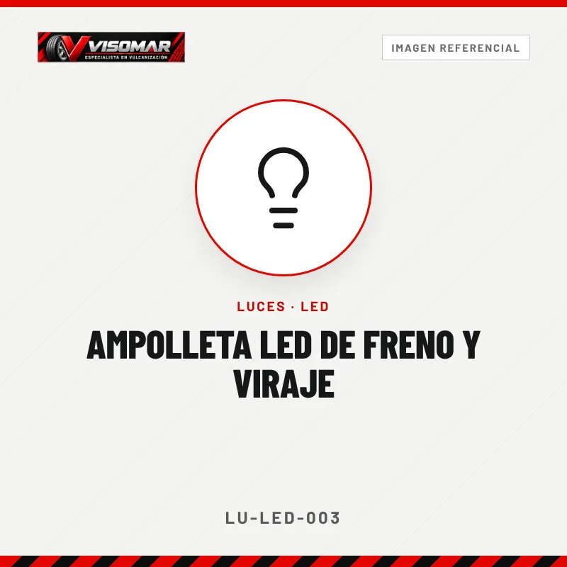 Ampolleta LED de freno y viraje