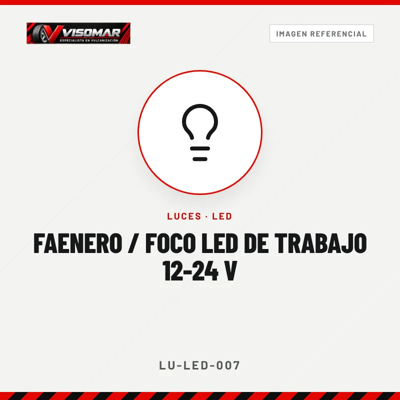 Faenero / foco LED de trabajo 12-24 V