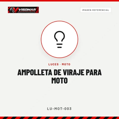 Ampolleta de viraje para moto