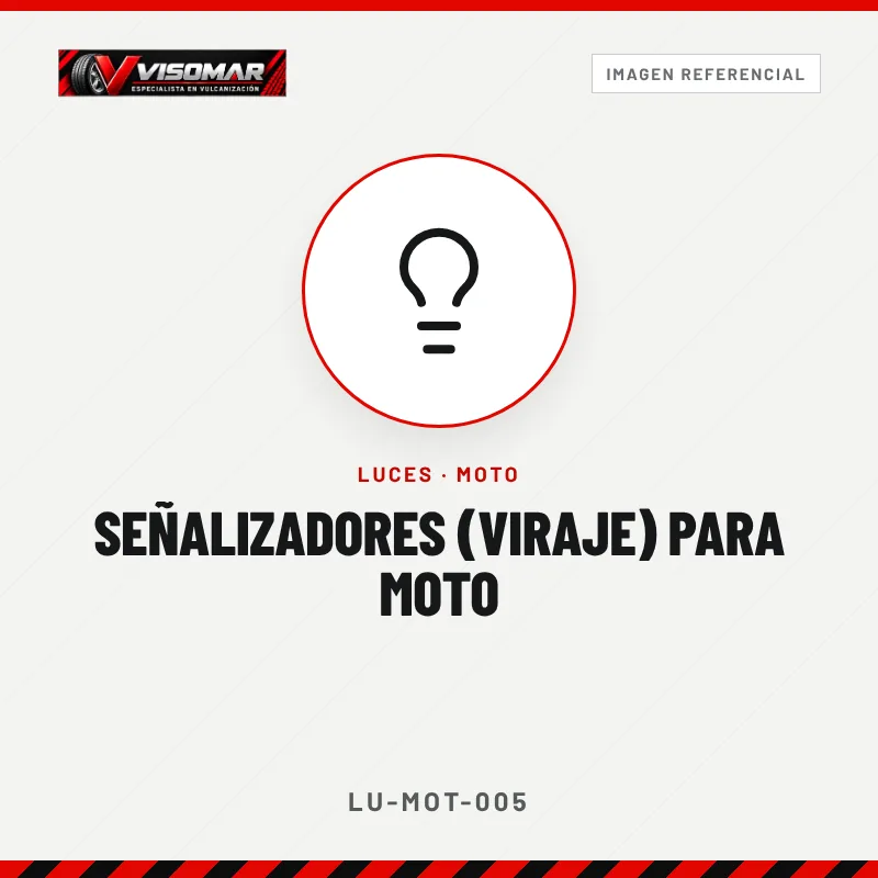 Señalizadores (viraje) para moto