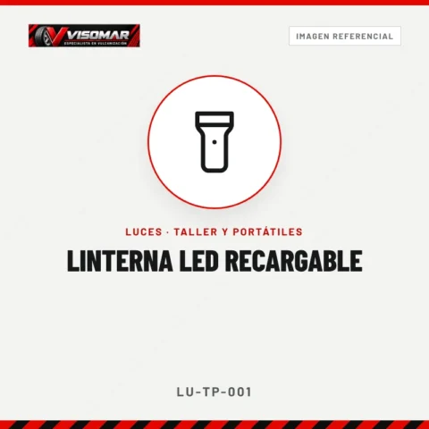 Linterna LED recargable