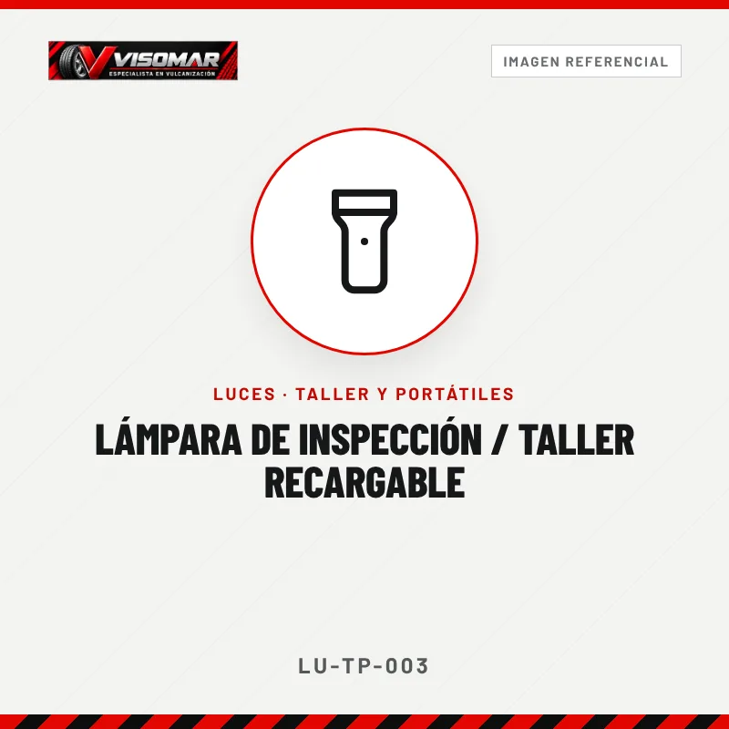 Lámpara de inspección / taller recargable