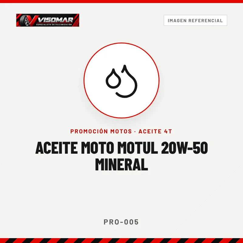Aceite moto Motul 20W-50 Mineral