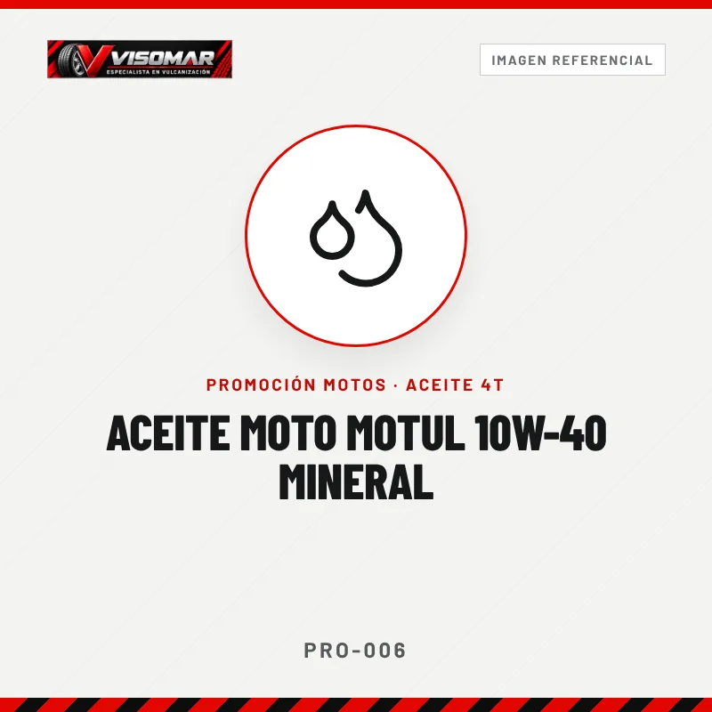 Aceite moto Motul 10W-40 Mineral