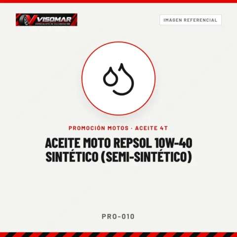 Aceite moto Repsol 10W-40 Sintético (semi-sintético)