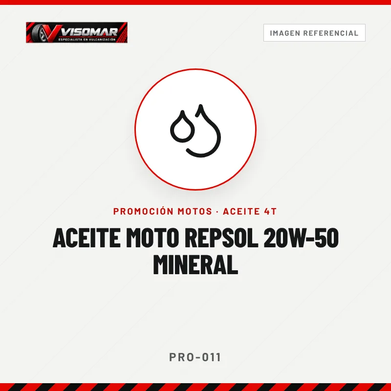 Aceite moto Repsol 20W-50 Mineral