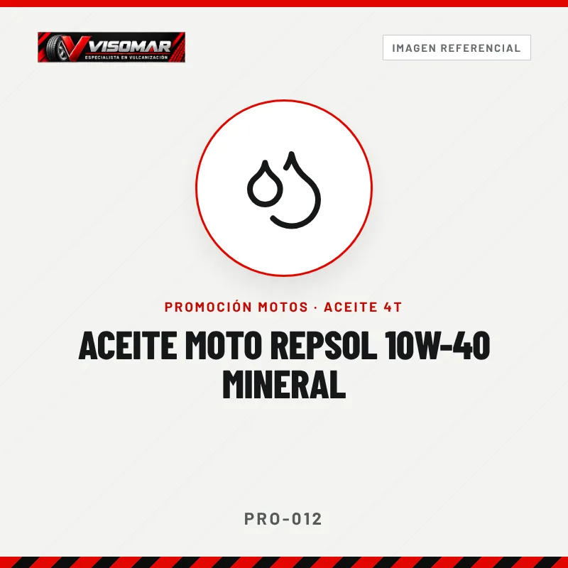 Aceite moto Repsol 10W-40 Mineral