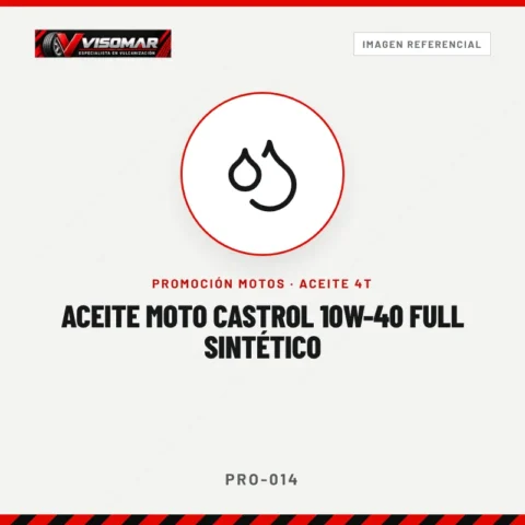 Aceite moto Castrol 10W-40 Full sintético
