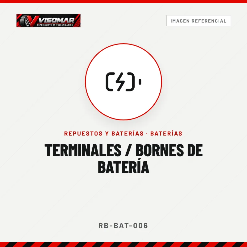 Terminales / bornes de batería