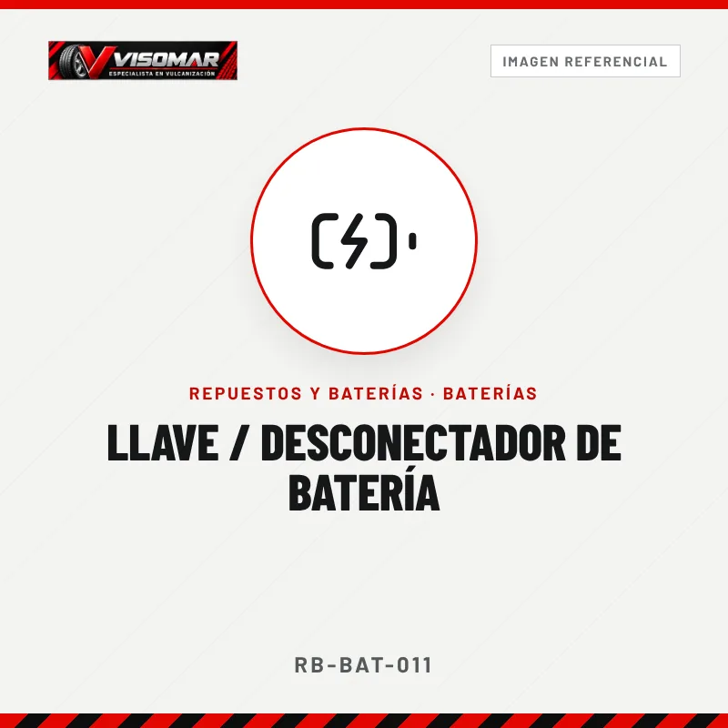Llave / desconectador de batería