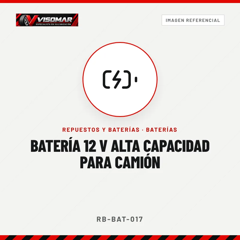 Batería 12 V alta capacidad para camión