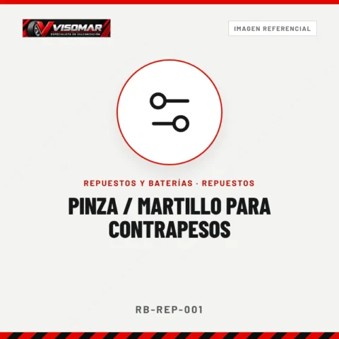 Pinza / martillo para contrapesos