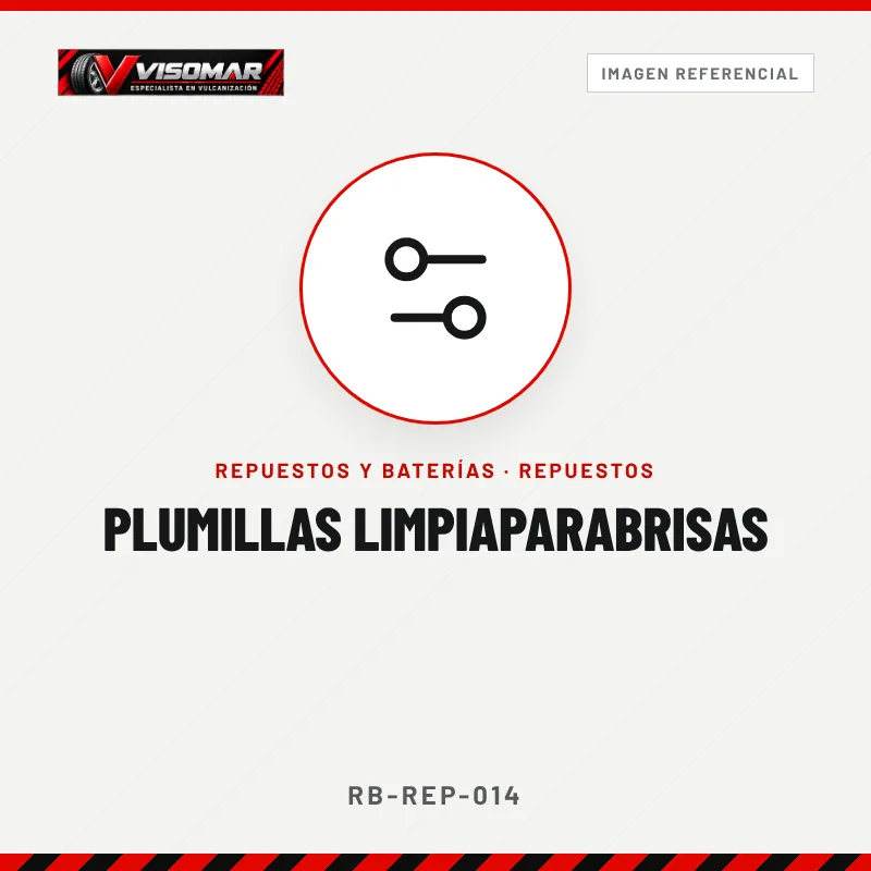 Plumillas limpiaparabrisas