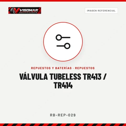 Válvula tubeless TR413 / TR414