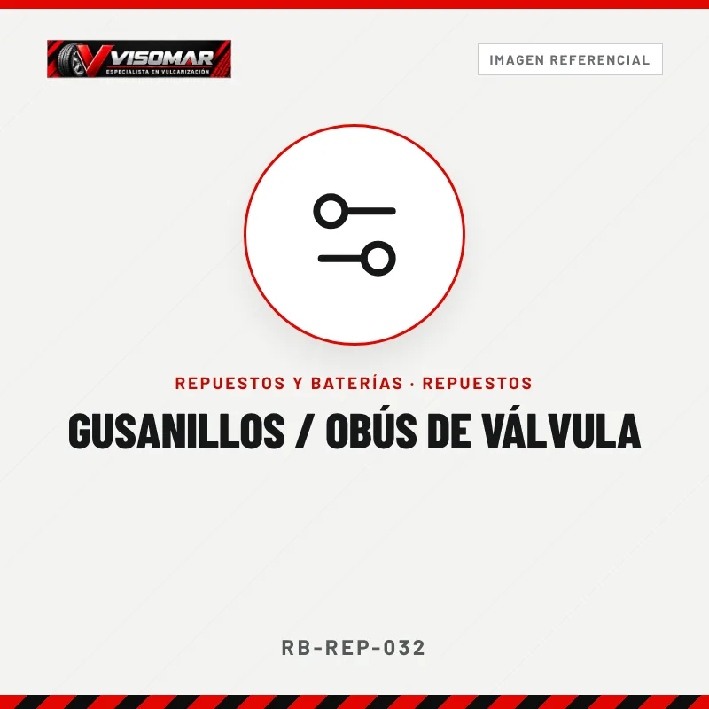 Gusanillos / obús de válvula