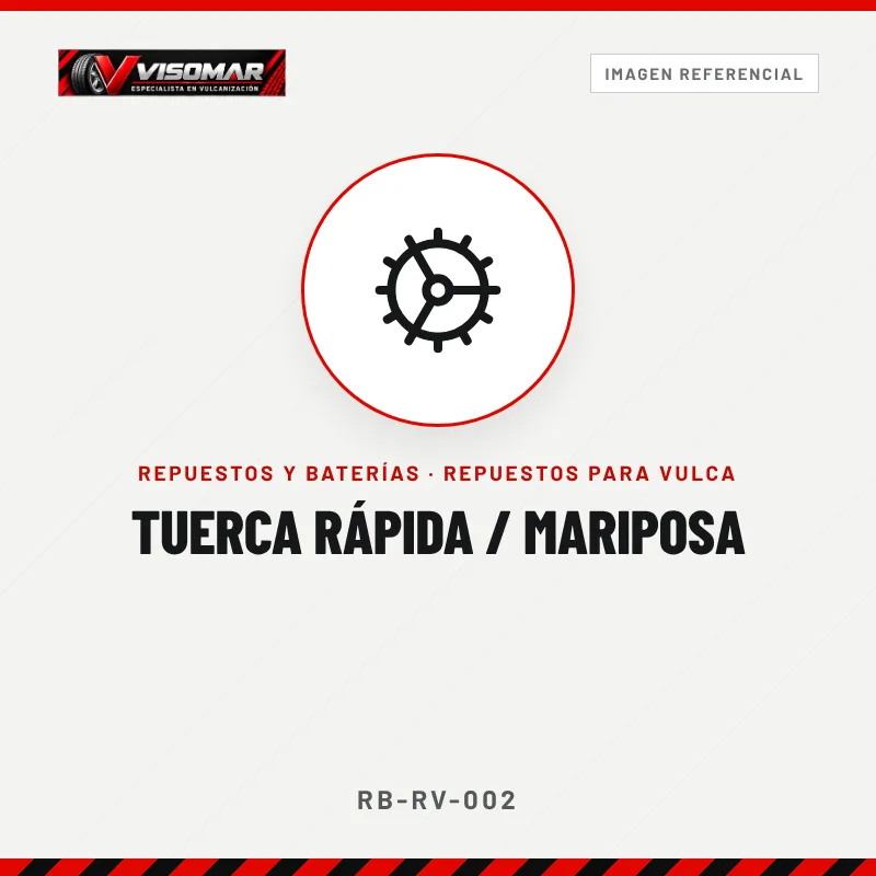 Tuerca rápida / mariposa