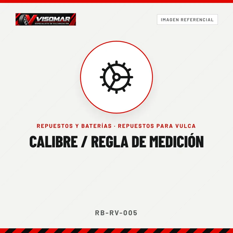 Calibre / regla de medición