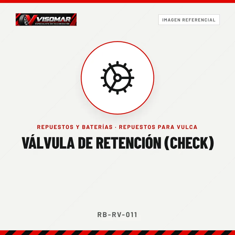 Válvula de retención (check)