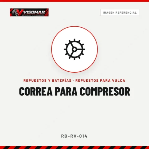 Correa para compresor
