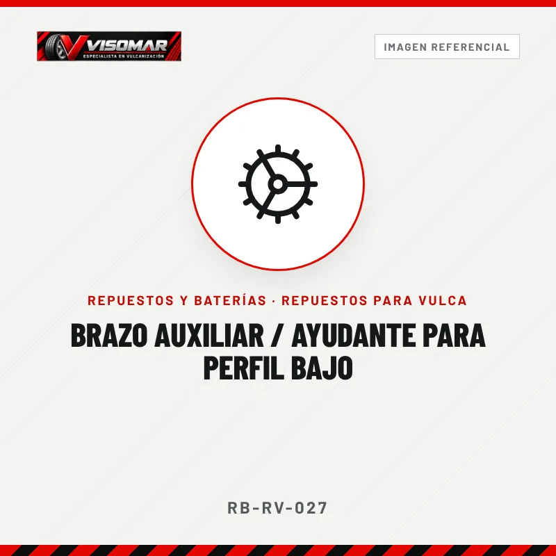 Brazo auxiliar / ayudante para perfil bajo