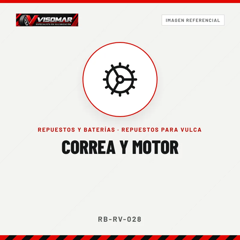 Correa y motor