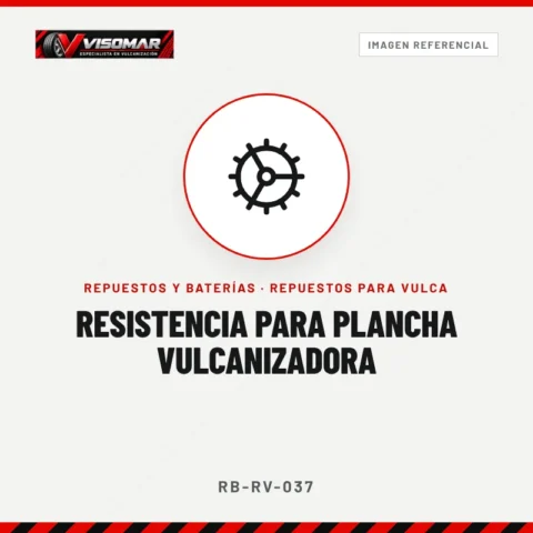 Resistencia para plancha vulcanizadora